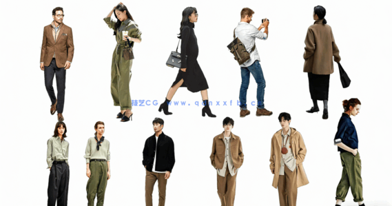 数百款PSD免扣人物素材(图5) PS数百款PSD免扣人物素材(图5)