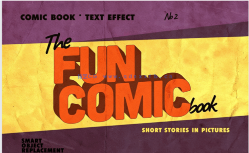 超萌卡通风格文字效果PS字模模版(图2)