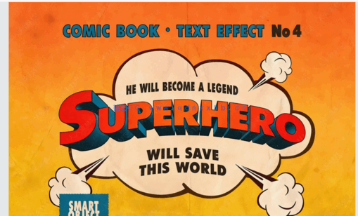 超萌卡通风格文字效果PS字模模版(图4)