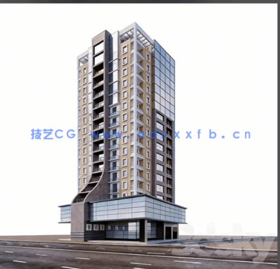 建筑3DSKY-PRO模型(图4)