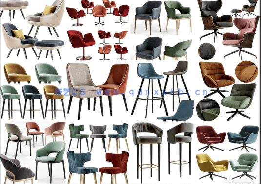 3DSKY椅子3Dmax模型(图5) 500套3DSKY椅子3Dmax模型(图4)