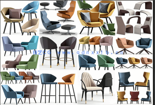 3DSKY椅子3Dmax模型(图3) 500套3DSKY椅子3Dmax模型(图2)