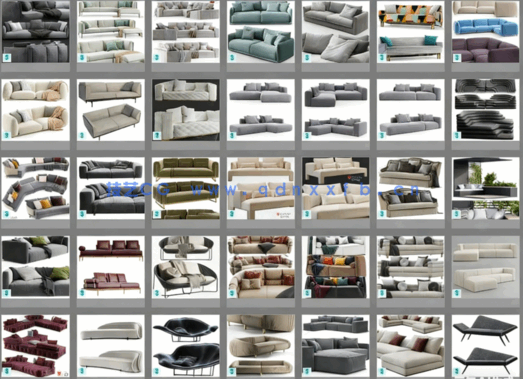 3dsky精品沙发3Dmax模型(图2) 150个3dsky精品沙发3Dmax模型(图2)