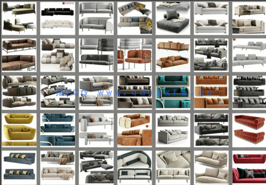 3dsky精品沙发3Dmax模型(图1) 150个3dsky精品沙发3Dmax模型(图1)