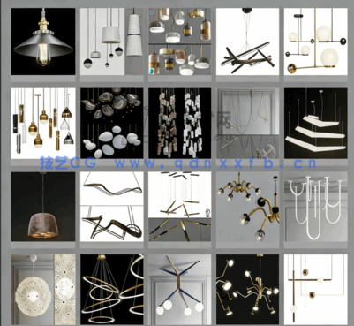 3dsky&灯具类【吊顶/壁灯/台灯】PM管理器3D模型(图3) 3dsky&灯具类【吊顶/壁灯/台灯】PM管理器3D模型(图3)