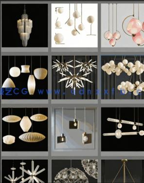 3dsky&灯具类【吊顶/壁灯/台灯】PM管理器3D模型(图2) 3dsky&灯具类【吊顶/壁灯/台灯】PM管理器3D模型(图2)