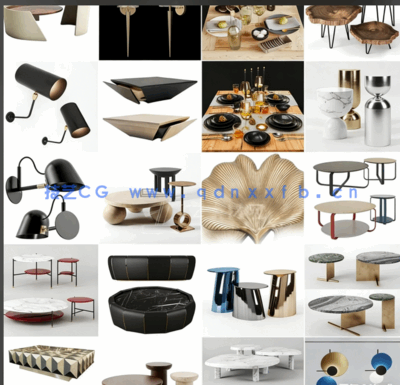 3D单体模型（沙发 椅子 床）(图2)