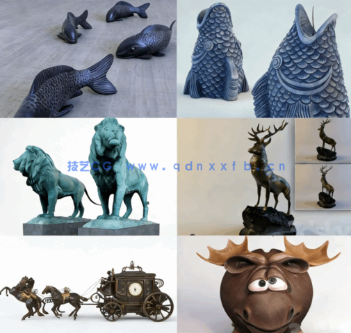 3dskyPRO动物雕塑3D模型(图2) 3dskyPRO动物雕塑3D模型(图2)