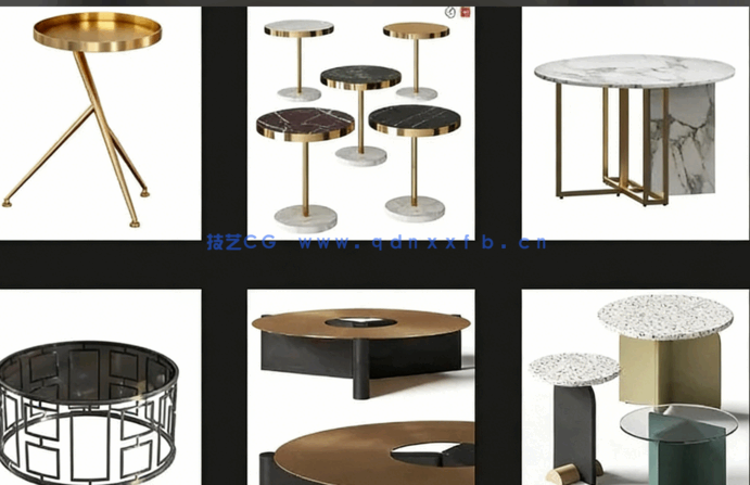 3dsky茶几 边几高质量模型(图3) 3dsky茶几 边几高质量模型(图3)