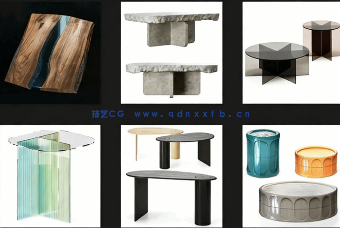 3dsky茶几 边几高质量模型(图5) 3dsky茶几 边几高质量模型(图5)