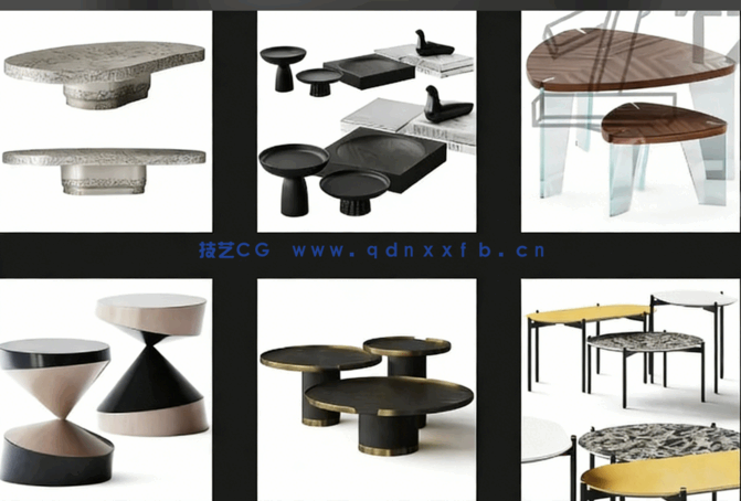 3dsky茶几 边几高质量模型(图4) 3dsky茶几 边几高质量模型(图4)