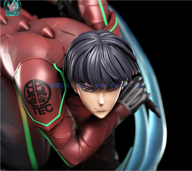 [3D打印人物] 保科宗四郎Hoshina战斗姿势《怪兽8号》动漫角色雕刻手办3D(图2)