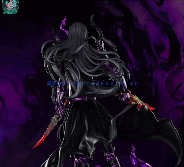 [3D打印人物] 成振宇Sung Jinwoo《我独自升级》动漫角色雕刻手办3D打印(图4)