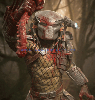 [3D打印人物] 铁血战士Predator影视角色雕刻手办3D打印模型(图1)