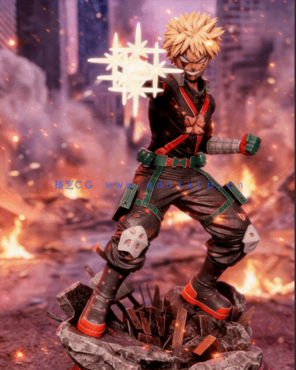 [3D打印人物] 爆豪胜己Katsuki Bakugo《我的英雄学院》动漫角色雕刻手办(图2)