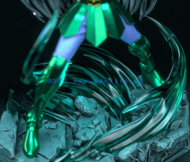 [3D打印人物] 紫龙Shiryu《圣斗士星矢》动漫角色雕刻手办3D打印模型(图4)