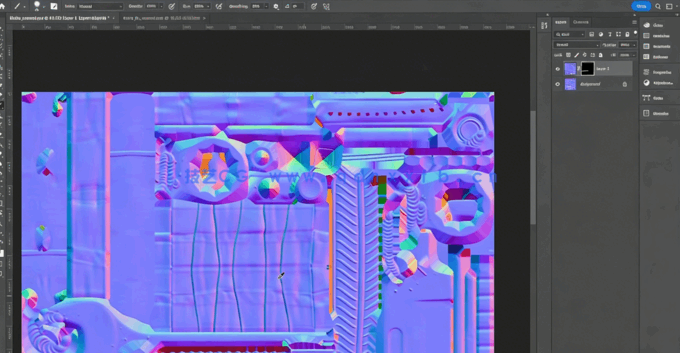 Zbrush与Maya逼真匕首游戏资产完整制作流程视频教程 (图4) Zbrush与Maya逼真匕首游戏资产完整制作流程视频教程 (图4)