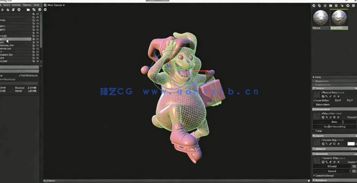 ZBrush与Maya Substance逼真角色毛皮制作视频教程(图3) ZBrush与Maya Substance逼真角色毛皮制作视频教程(图3)