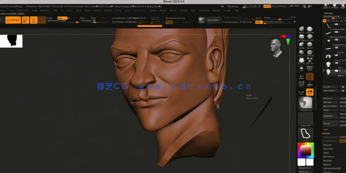 Zbrush人物角色雕刻手办3D打印技术训练视频教程(图2) Zbrush人物角色雕刻手办3D打印技术训练视频教程(图2)