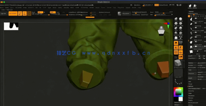 Zbrush人物角色雕刻手办3D打印技术训练视频教程(图3) Zbrush人物角色雕刻手办3D打印技术训练视频教程(图3)