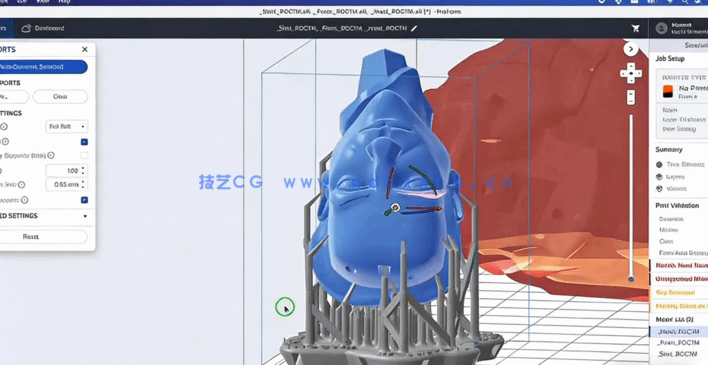 Zbrush人物角色雕刻手办3D打印技术训练视频教程(图5) Zbrush人物角色雕刻手办3D打印技术训练视频教程(图5)