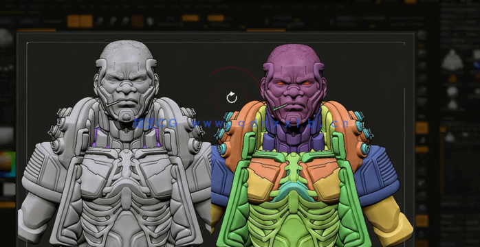 ZBrush 2023新手快速入门基础核心技术训练视频教程 (图5) ZBrush 2023新手快速入门基础核心技术训练视频教程 (图5)