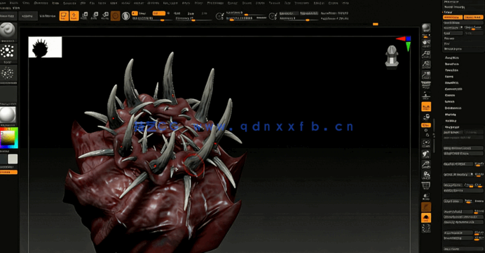 ZBrush雕刻建模核心工作流程大师级视频教程(图3) ZBrush雕刻建模核心工作流程大师级视频教程(图3)