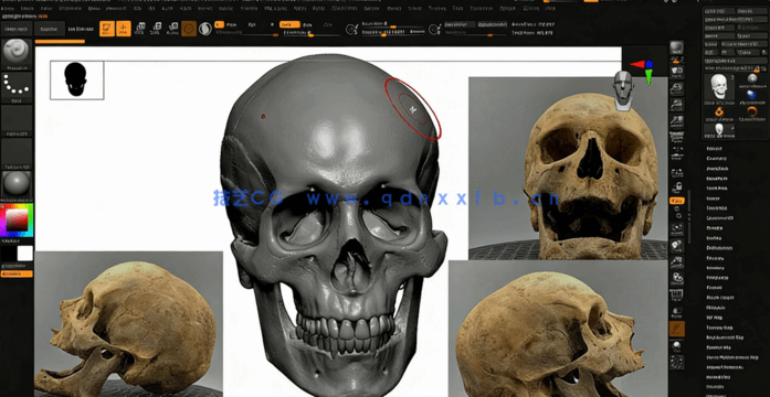 ZBrush雕刻建模核心工作流程大师级视频教程(图5) ZBrush雕刻建模核心工作流程大师级视频教程(图5)