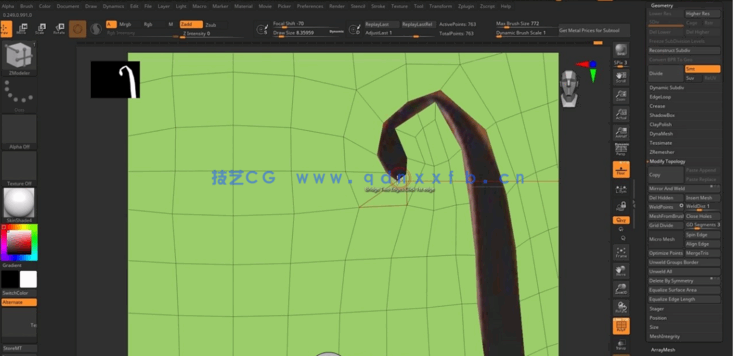 Zbrush小提琴雕刻雕塑3D打印制作视频教程 (图3) Zbrush小提琴雕刻雕塑3D打印制作视频教程 (图3)