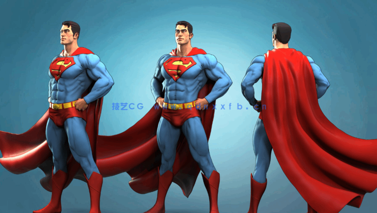 Zbrush超人人体解剖学完整制作流程视频教程 (图3) Zbrush超人人体解剖学完整制作流程视频教程 (图3)