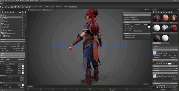 Zbrush Maya SP游戏女战士角色终极创意制作视频教程(图2) Zbrush Maya SP游戏女战士角色终极创意制作视频教程(图2)