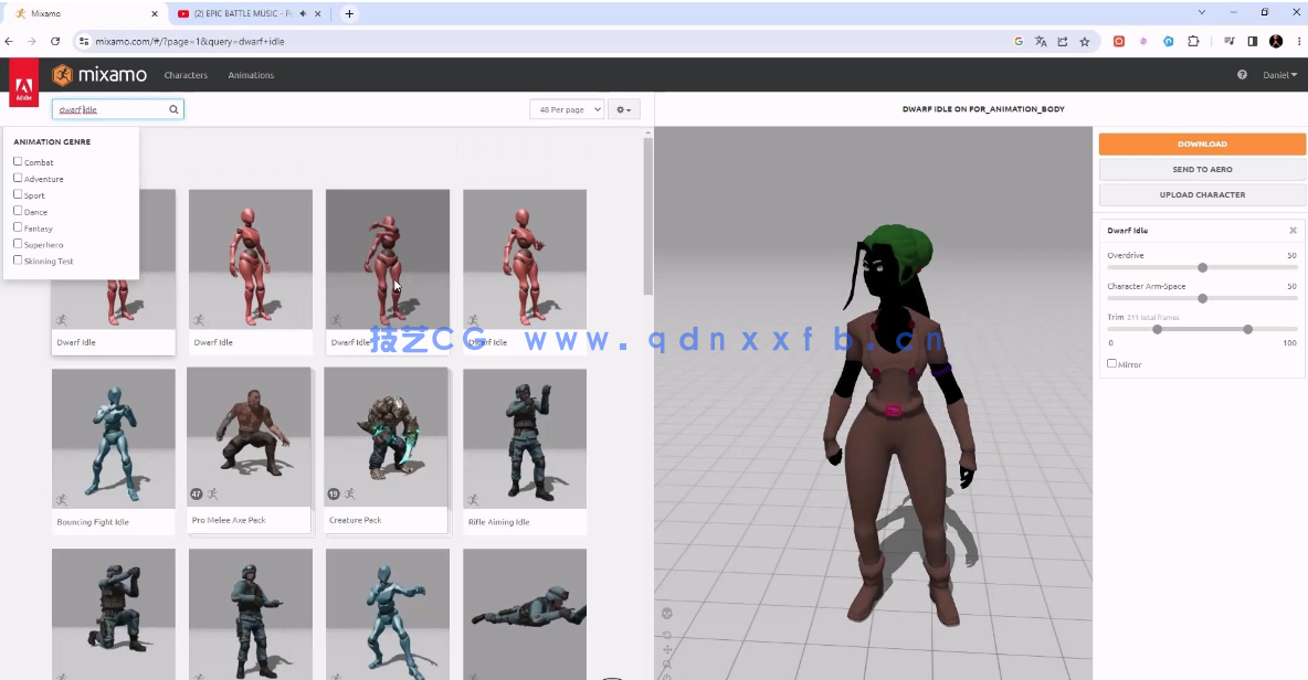 Zbrush Maya SP游戏女战士角色终极创意制作视频教程(图3) Zbrush Maya SP游戏女战士角色终极创意制作视频教程(图3)