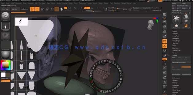 Zbrush珠宝设计雕刻技术训练视频教程(图4) Zbrush珠宝设计雕刻技术训练视频教程(图4)