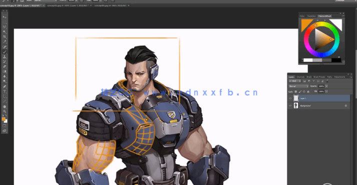 ZBrush角色硬表面雕刻建模大师级训练视频教程(图5) ZBrush角色硬表面雕刻建模大师级训练视频教程(图5)