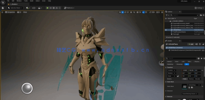 ZBrush与Maya科幻女士兵角色雕刻建模制作视频教程 (图5) ZBrush与Maya科幻女士兵角色雕刻建模制作视频教程 (图5)