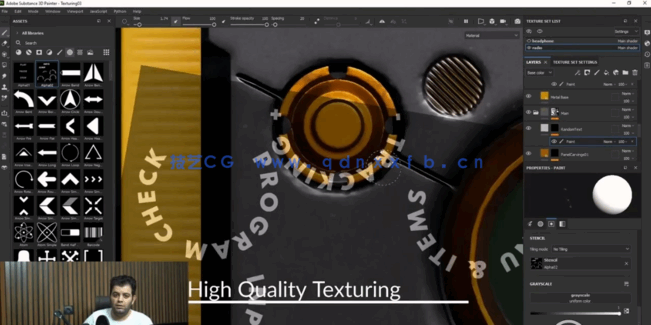 Zbrush 3A级游戏道具无线耳机完整雕刻制作视频教程(图3) Zbrush 3A级游戏道具无线耳机完整雕刻制作视频教程(图3)