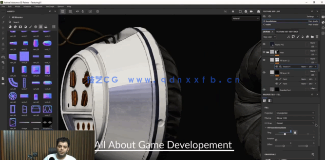 Zbrush 3A级游戏道具无线耳机完整雕刻制作视频教程(图5) Zbrush 3A级游戏道具无线耳机完整雕刻制作视频教程(图5)