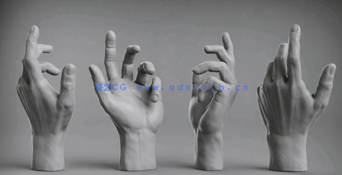 ZBrush与KeyShot逼真人物肖像制作视频教程 (图2) ZBrush与KeyShot逼真人物肖像制作视频教程 (图2)