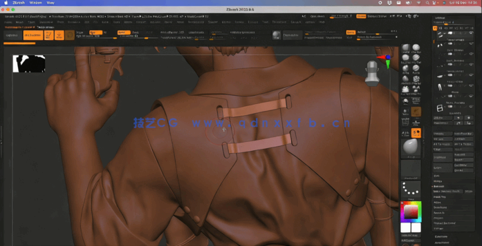 ZBrush人物角色数字雕刻3D打印模型视频教程(图3) ZBrush人物角色数字雕刻3D打印模型视频教程(图3)