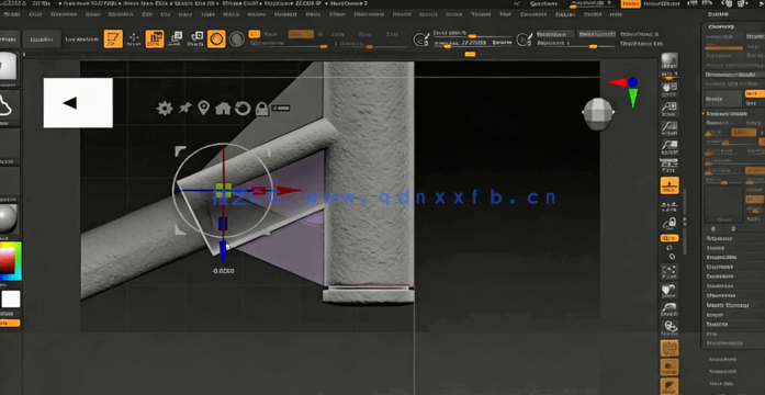 ZBrush大疆无人机DJI Inspire硬表面雕刻建模视频教程(图5) ZBrush大疆无人机DJI Inspire硬表面雕刻建模视频教程(图5)