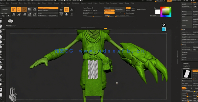 ZBrush人物角色数字雕刻终极指南视频教程(图5) ZBrush人物角色数字雕刻终极指南视频教程(图5)