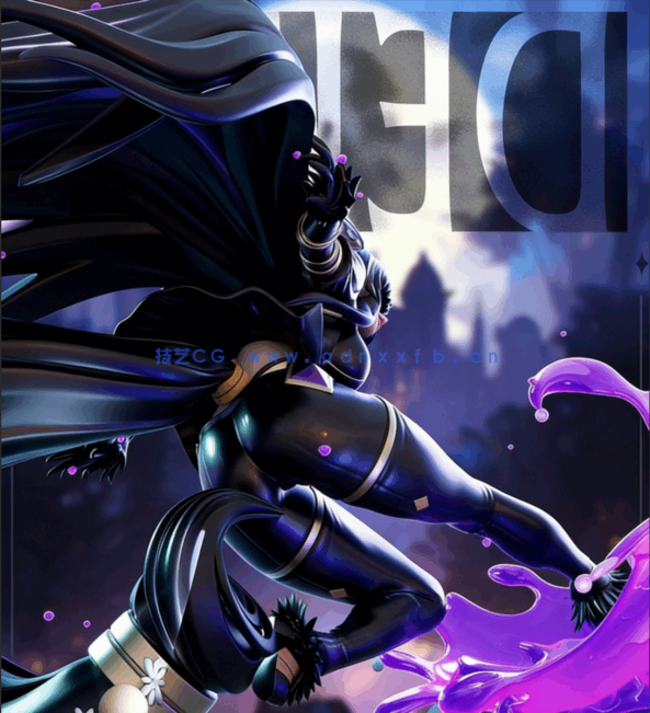 [3D打印人物] 德尔塔《德尔塔Delta《想要成为影之实力者》动漫角色雕刻手办(图5)