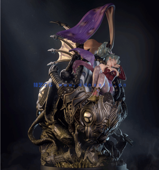 [3D打印人物] 蒂娜·布兰福德Terra Branford《最终幻想6VI》游戏角色雕刻手办(图4)