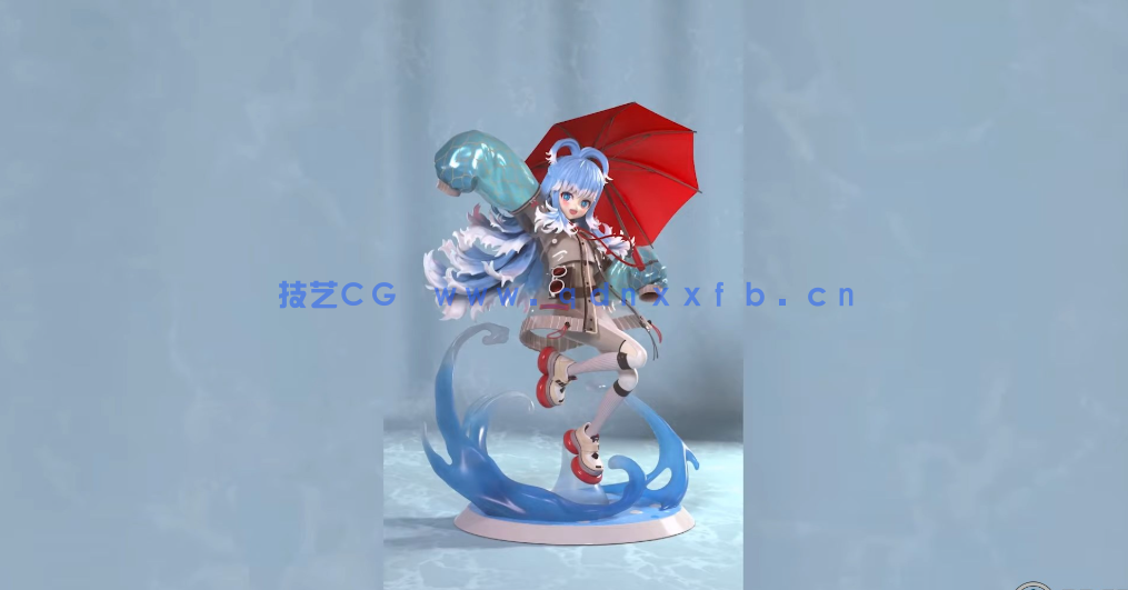 ZBrush将动漫人物转化为3D打印模型技术视频教程 (图2) ZBrush将动漫人物转化为3D打印模型技术视频教程 (图2)
