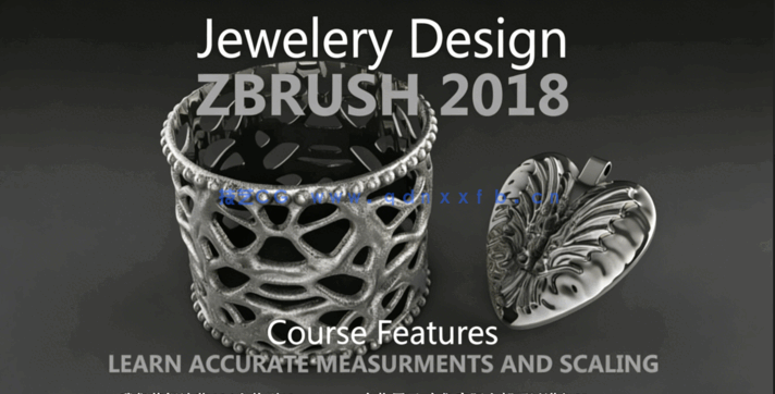 Zbrush戒指吊坠手镯珠宝设计视频教程(图3) Zbrush戒指吊坠手镯珠宝设计视频教程(图3)