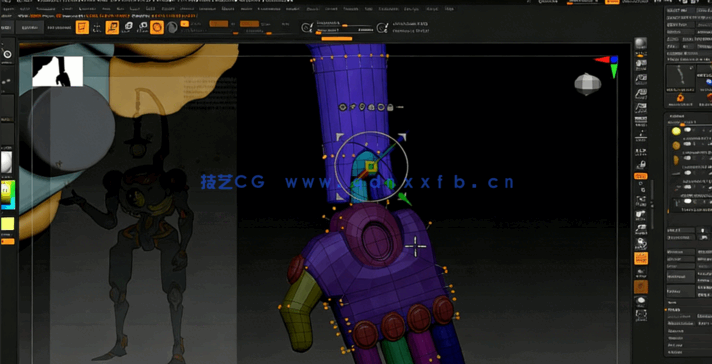 Zbrush中Zmodeler雕刻核心技术训练视频教程(图3) Zbrush中Zmodeler雕刻核心技术训练视频教程(图3)
