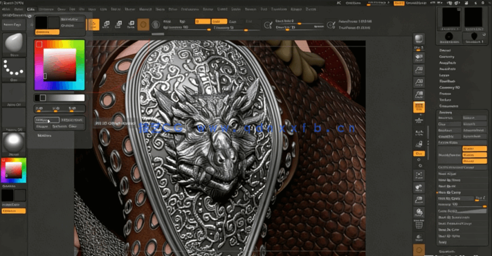 ZBrush角色皮肤与服饰纹理细节制作视频教程(图3) ZBrush角色皮肤与服饰纹理细节制作视频教程(图3)