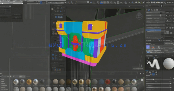 Zbrush科幻游戏道具建模与纹理制作全流程视频课程 (图3) Zbrush科幻游戏道具建模与纹理制作全流程视频课程 (图3)