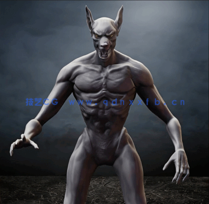 Zbrush狗头人神兽完整雕刻制作视频课程(图1) Zbrush狗头人神兽完整雕刻制作视频课程(图1)