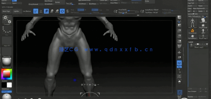 Zbrush狗头人神兽完整雕刻制作视频课程(图3) Zbrush狗头人神兽完整雕刻制作视频课程(图3)